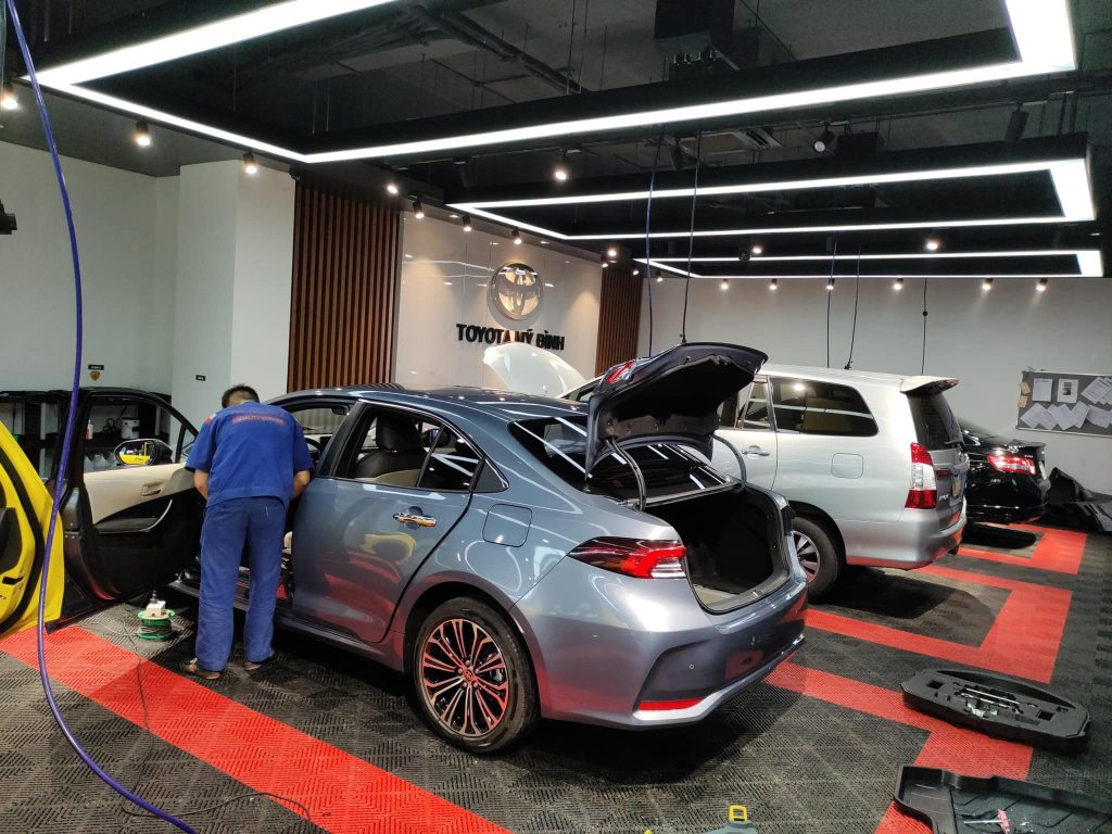dịch vụ chăm sóc xe tại Toyota Mỹ Đình
