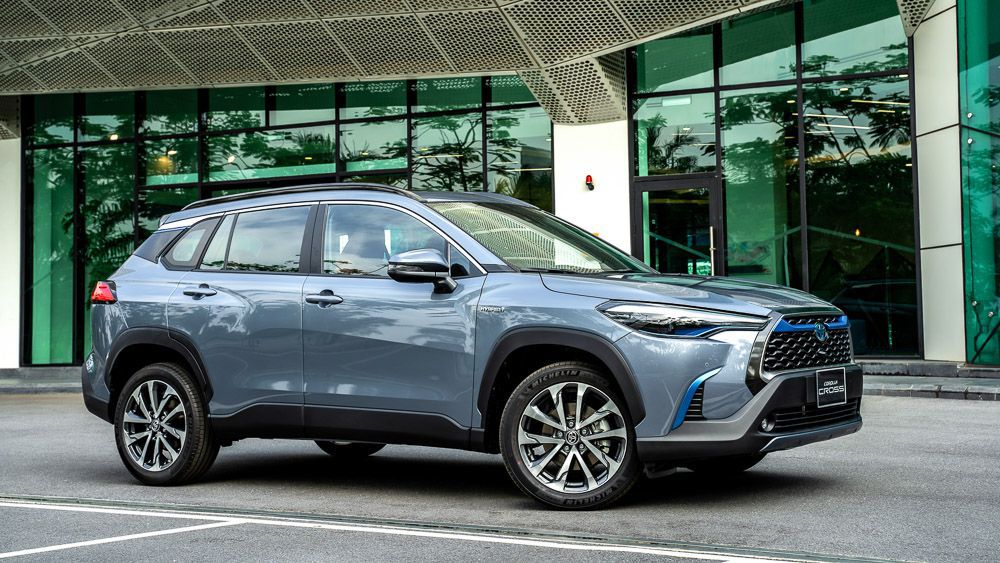 thân Xe Cross 2023 màu xanh xám