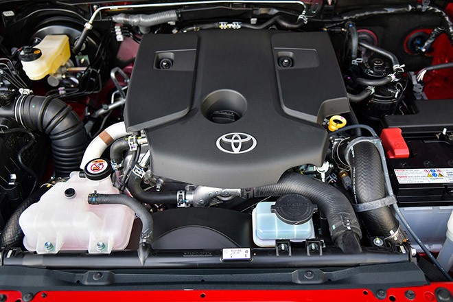 động cơ xe Toyota Fortuner 2024