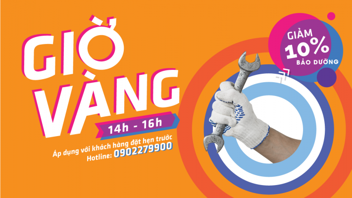bảo dưỡng giờ vàng giảm 10% phí bảo dưỡng Toyota Mỹ Đình