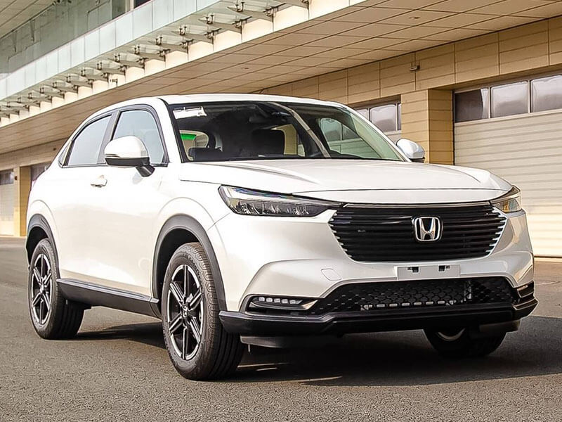 xe honda HRV màu trắng
