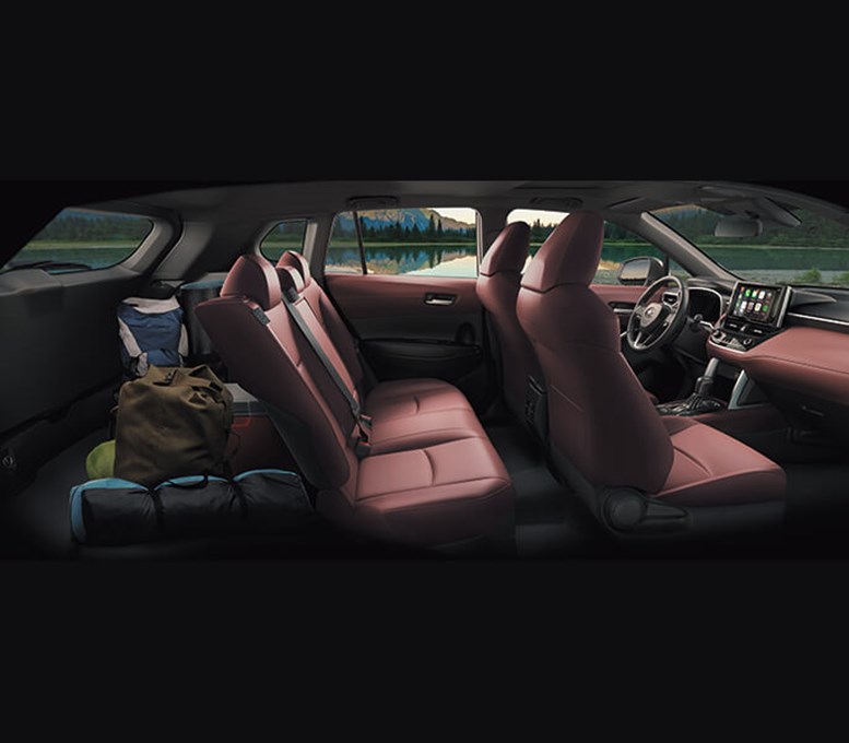 diện tích nội thất Toyota Cross 2023 1.8G
