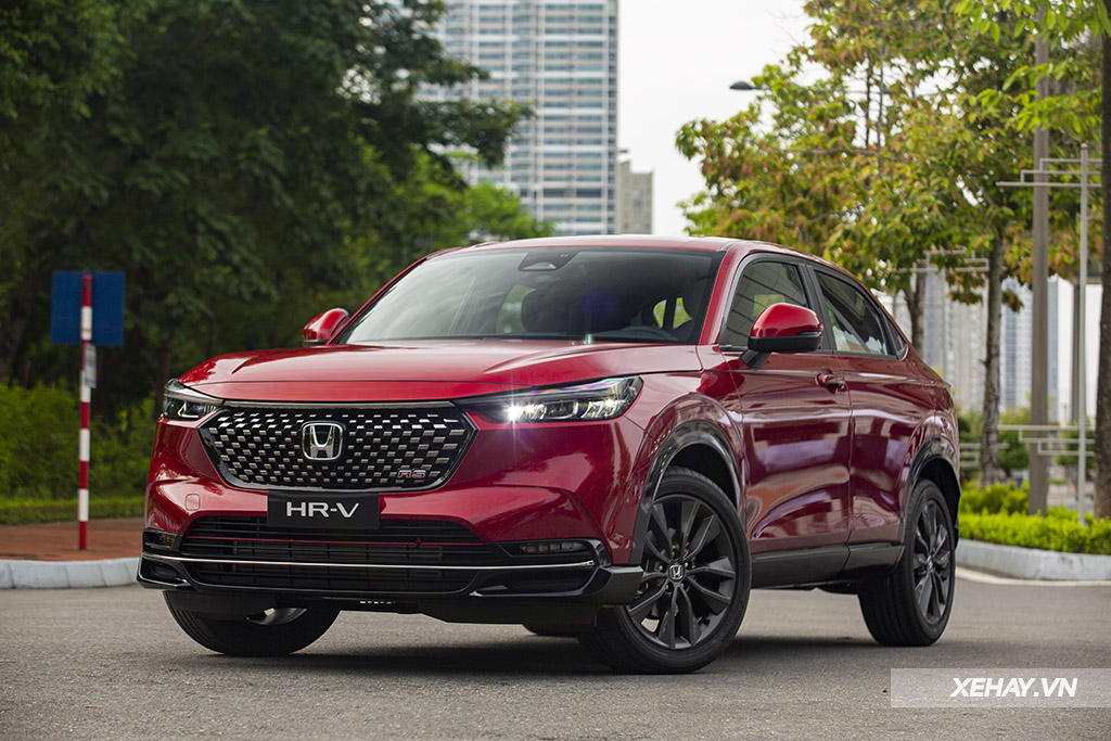 xe Honda HRV màu đỏ