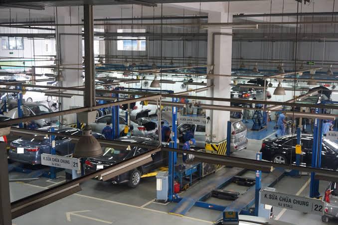 máy móc hiện đại 